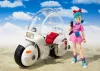 Dragon Ball S.H. Figuarts Jármű és Figura Bulma's Motorcycle Hoipoi Capsule No. 9 17 cm