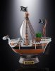 One Piece Soul of Chogokin Diecast Hajó Modell Going Merry 25th Anniversary Memorial Edition 28 cm