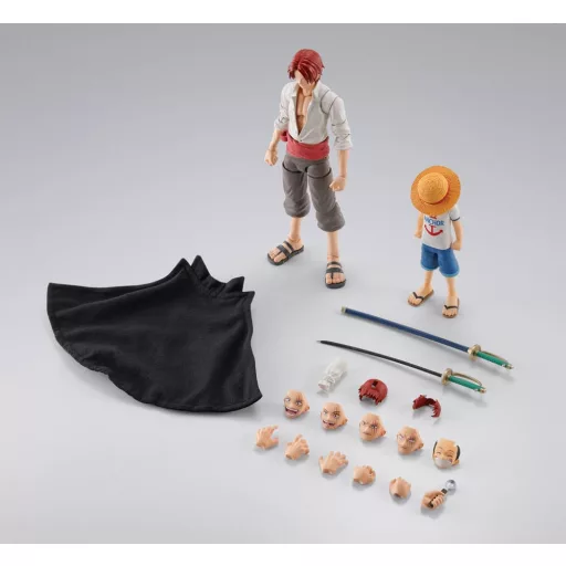 One Piece Figura S.H.Figuarts 2-Pack Shanks & Monkey D. Luffy Figurák Childhood Ver.