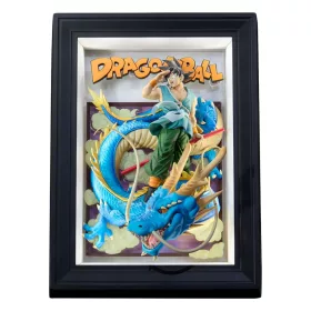   Dragon Ball Z Tamashii Art 3D Relief Kép Son Goku & Dragon 27 cm