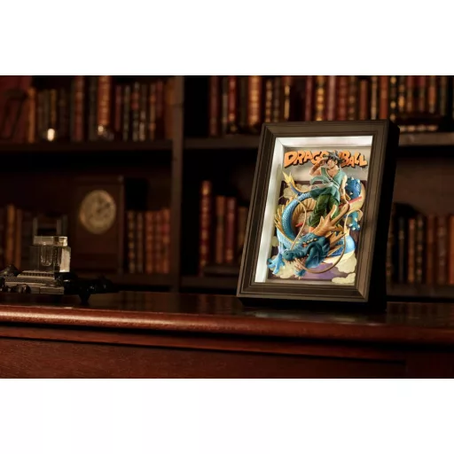 Dragon Ball Z Tamashii Art 3D Relief Kép Son Goku & Dragon 27 cm