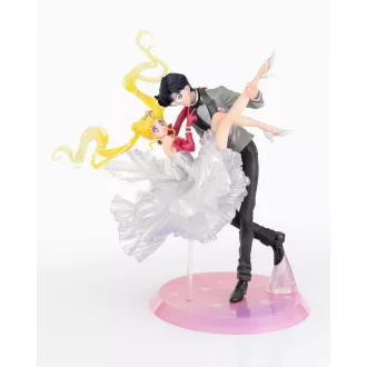   Sailor Moon FiguartsZERO Chouette PVC Szobor Usagi & Tuxedo Mask Moonlight Glow Edition 24 cm