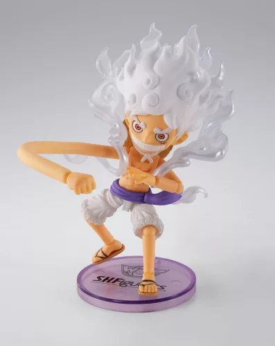One Piece World Collactable Figures x S.H. Figuarts Action Figure Monkey D. Luffy Gear 5 8 cm