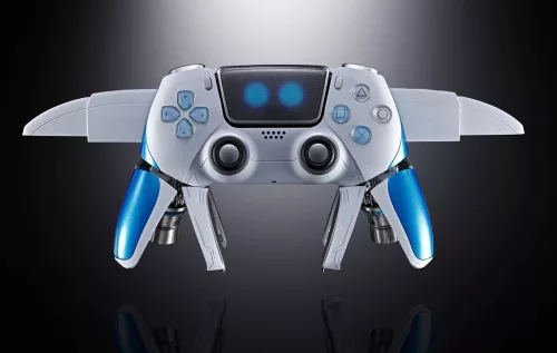 Astro Bot Chogokin Action Figure Astro Bot & Dual Speeder