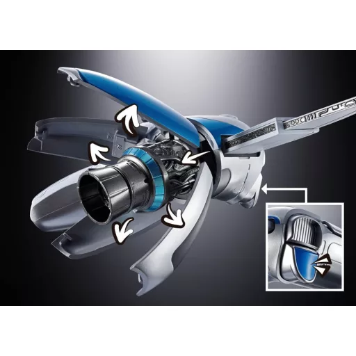 Astro Bot Chogokin Action Figure Astro Bot & Dual Speeder