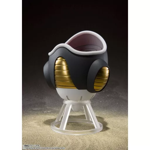 Dragon Ball Z S.H. Figuarts Action Figure Frieza (First Form) & Frieza Pod Reissue 11 cm