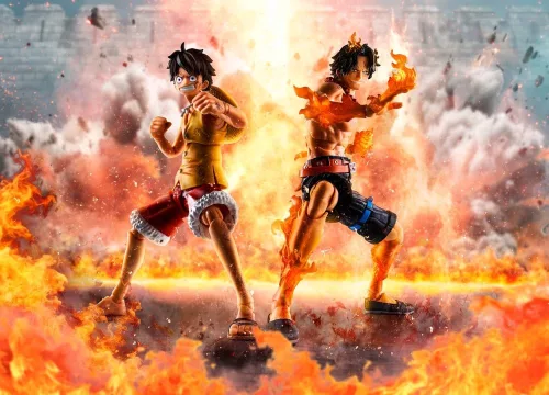 One Piece S.H. Figuarts Action Figure Portgas D. Ace -Marineford- 16 cm