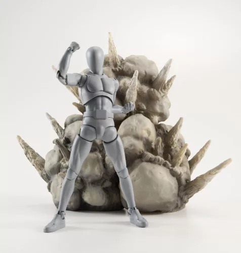 Tamashii Effect Action Figure Accessory Explosion Gray Ver. for S.H.Figuarts