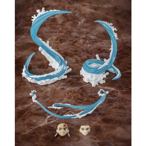 Demon Slayer: Kimetsu no Yaiba S.H. Figuarts Accessory Set Tanjiro Kamado & Giyu Tomioka Water Breathing Option Parts Set