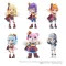 BanG Dream! PalVerse Mini Figures Hello, Happy World! Blind Box Display (6)