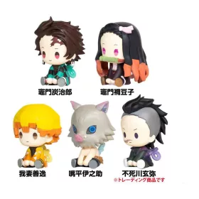   Demon Slayer: Kimetsu no Yaiba Petatto Clockworks PVC Figures Mascot Box Ver. 1 4 cm Blind Box Assortment (6)