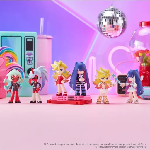 Panty & Stocking with Garterbelt PalVerse Mini Figures New Blind Box Display (6)