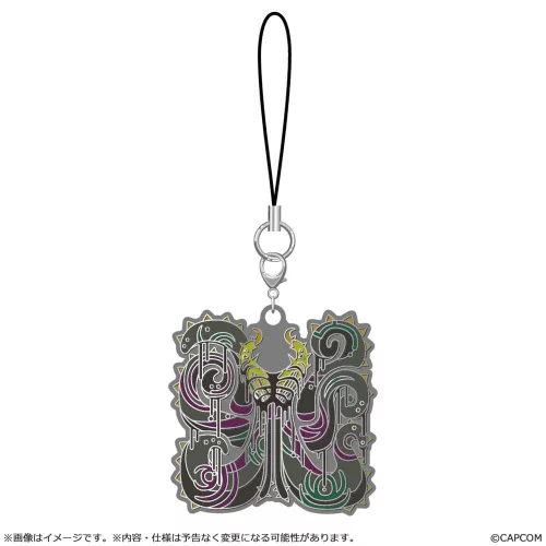 Monster Hunter Wilds Metal Keychain Monster Icon 5 cm Assortment (10)