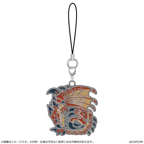 Monster Hunter Wilds Metal Keychain Monster Icon 5 cm Assortment (10)