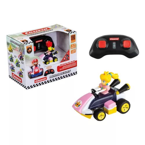 Super Mario Kart RC Távirányítós Autó 1/50 2.4GHz Mini Peach