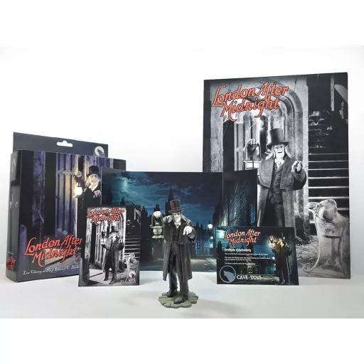 London After Midnight Statue 1/10 Lon Chaney Black & White Ver. 16 cm