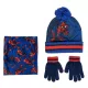 Marvel Beanie, Tube Scarf & Gloves 3-Set Spider-Man