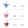 Lilo & Stitch Plush Keychains 12 cm Assortment (24)