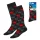 DC Comics Socks Superman Logo Black 38-45