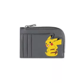 Pokémon Card Wallet Pikachu Gray