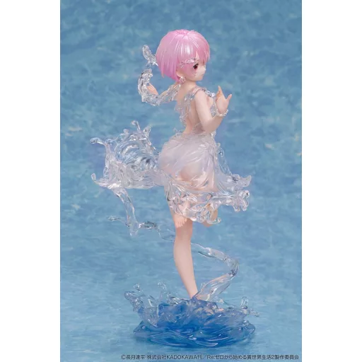 Re:Zero Starting Life in Another World PVC 1/7 Ram Szobor Aqua Dress 23 cm
