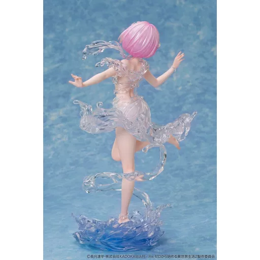 Re:Zero Starting Life in Another World PVC 1/7 Ram Szobor Aqua Dress 23 cm