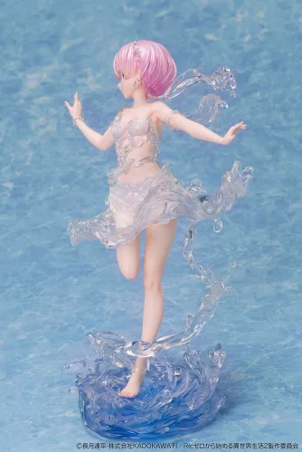Re:Zero Starting Life in Another World PVC 1/7 Ram Szobor Aqua Dress 23 cm