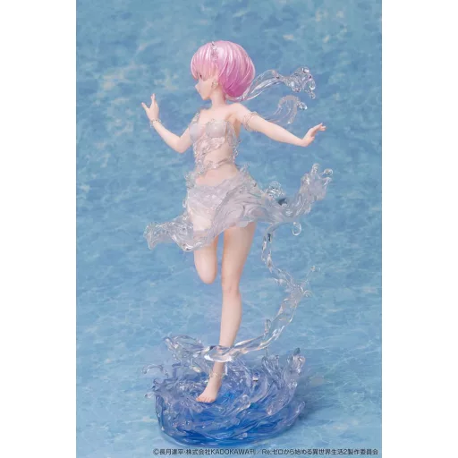 Re:Zero Starting Life in Another World PVC 1/7 Ram Szobor Aqua Dress 23 cm