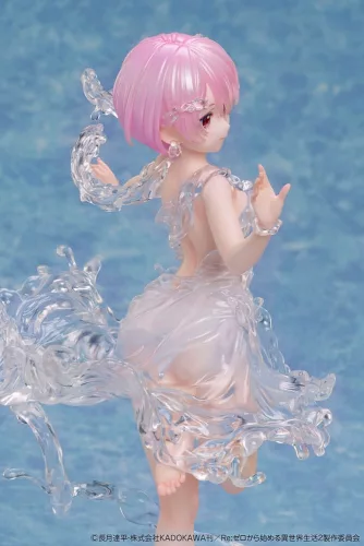 Re:Zero Starting Life in Another World PVC 1/7 Ram Szobor Aqua Dress 23 cm