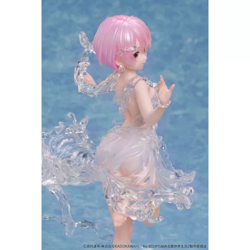 Re:Zero Starting Life in Another World PVC 1/7 Ram Szobor Aqua Dress 23 cm