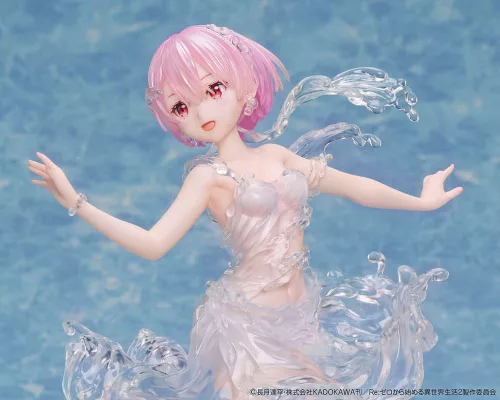 Re:Zero Starting Life in Another World PVC 1/7 Ram Szobor Aqua Dress 23 cm