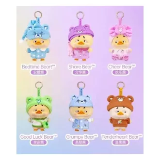   Upset Duck: Rainbow Care Bears Blind Box Keychain 16 cm Display (6)