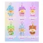 Upset Duck: Rainbow Care Bears Blind Box Keychain 16 cm Display (6)