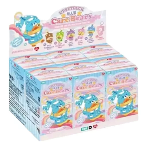 Upset Duck: Rainbow Care Bears Blind Box Keychain 16 cm Display (6)