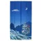 Howl's Moving Castle Noren Curtains Moonlit night