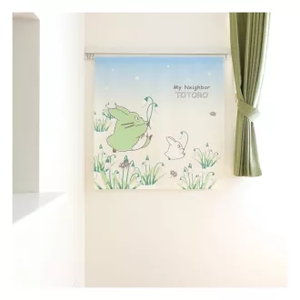 My Neighbor Totoro Noren Curtains Snowdrop and Totoro