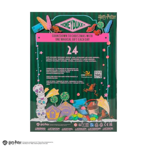 Harry Potter Adventi Kalendárium Honeydukes 2025