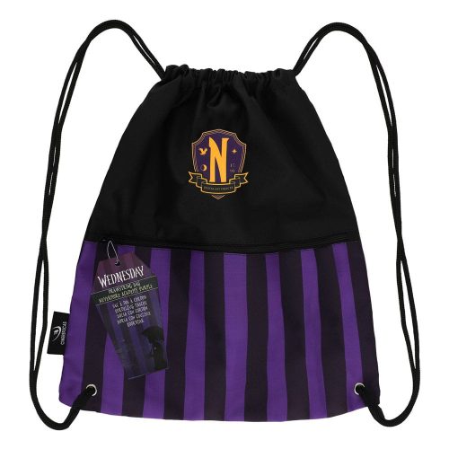 Wednesday Drawstring Bag Nevermore Academy Purple