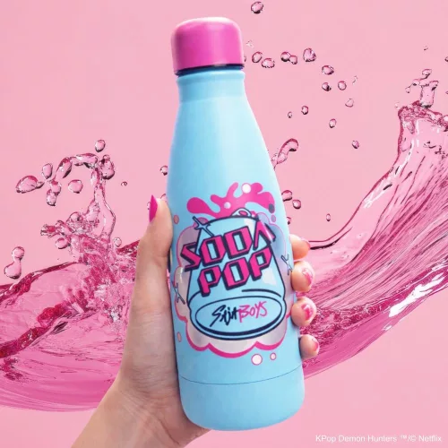 KPop Demon Hunters Mini Water Bottle Soda Pop
