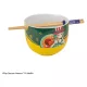 KPop Demon Hunters Ramen Bowl with Chopsticks Zoey Hamburger