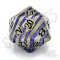 CritStones metal Dice D20 Engraved Elder 3 cm