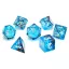 CritStones Liquid Core Dice Set Mermaid's Maelstrom (7)