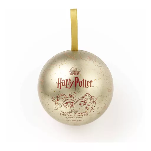 Harry Potter tree ornment with Pin Badge Deck Marauders Map