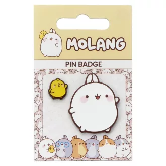 Molang Pin Badge Molang & Piu Piu