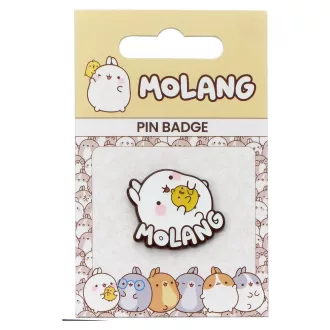 Molang Pin Badge Molang & Piu Piu Logo