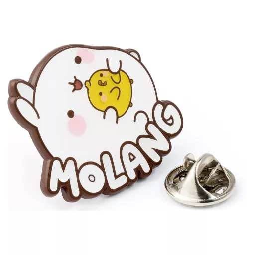Molang Pin Badge Molang & Piu Piu Logo
