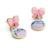 Pusheen Drop Earrings Pink Bows