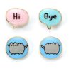 Pusheen Stud Earrings 2-pack Hi , Bye""