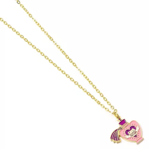 Harry Potter Pendant & Necklace Love Potion (Gold plated)
