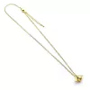 Harry Potter Necklace Golden Snitch Charm (Golden Tone)